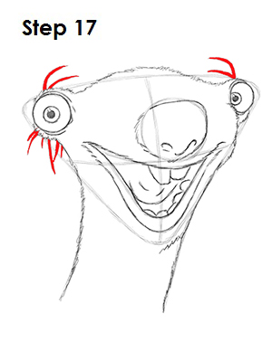 Sid the Sloth Drawing 17 Draw Sid Sloth 17
