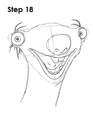 Sid the Sloth Drawing 18 Draw Sid Sloth 18