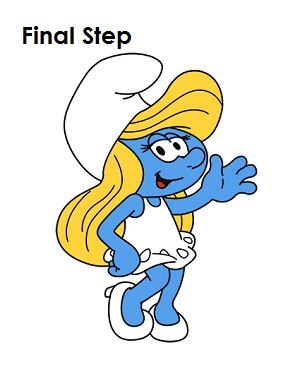 Draw Smurfette Draw Smurfette Last