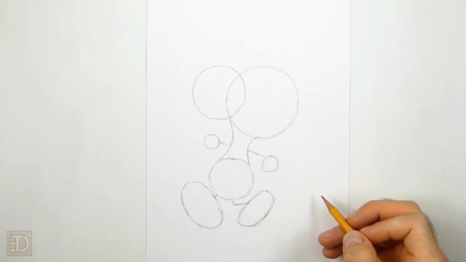 How to Draw Snoopy Head and Muzzle Guidelines