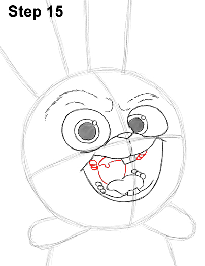 Snowball Secret Life Pets Drawing 15 Draw Snowball Secret Life of Pets 15