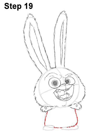 Snowball Secret Life Pets Drawing 19 Draw Snowball Secret Life of Pets 19