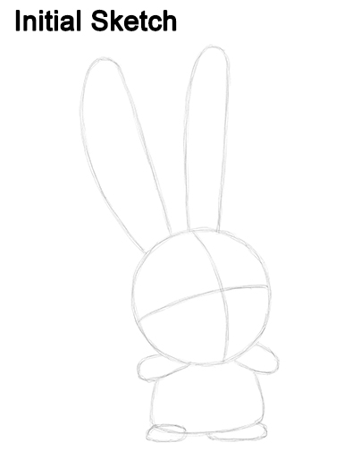 Snowball Secret Life Pets Drawing Sketch Draw Snowball Secret Life of Pets Sketch