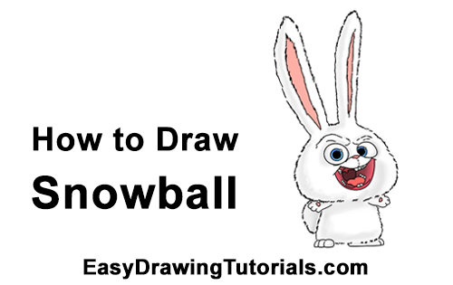 How to Draw Snowball How to Draw Snowball Secret Life of Pets