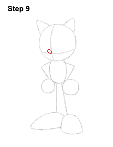 How to Draw Sonic the Hedgehog Full Body 9