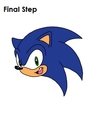 How to Draw Sonic X Final Step How to Draw Sonic X Final Step