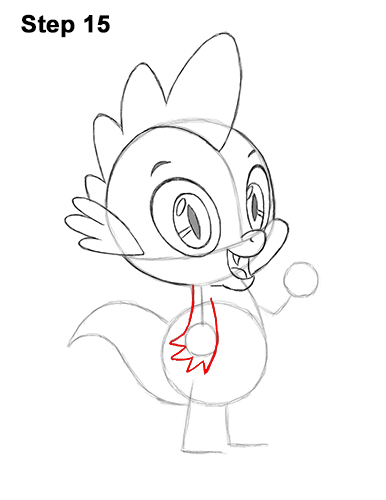 Draw Spike My Little Pony 15 How to Draw Spike Dragon My Little Pony 15
