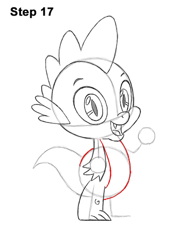 Draw Spike My Little Pony 17 How to Draw Spike Dragon My Little Pony 17