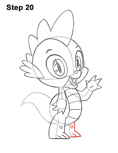 Draw Spike My Little Pony 20 How to Draw Spike Dragon My Little Pony 20