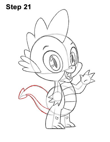 Draw Spike My Little Pony 21 How to Draw Spike Dragon My Little Pony 21