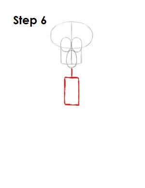 How to Draw Squidward Step 6 How to Draw Squidward Step 6