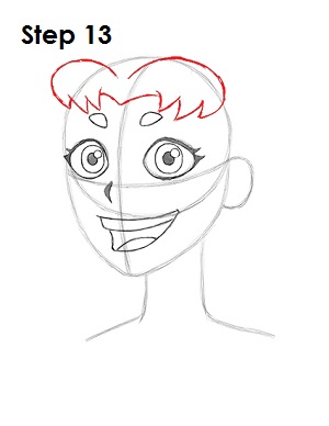 Starfire Teen Titans Drawing 13 Draw Starfire Teen Titans 13