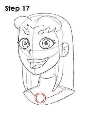 Starfire Teen Titans Drawing 17 Draw Starfire Teen Titans 17