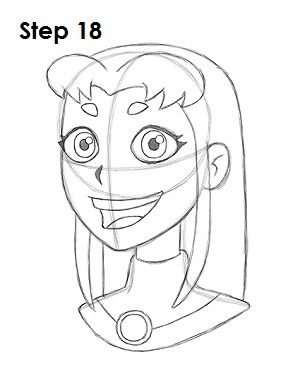 Starfire Teen Titans Drawing 18 Draw Starfire Teen Titans 18