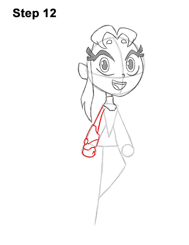 How to Draw Starfire Teen Titans Go Full Body 12