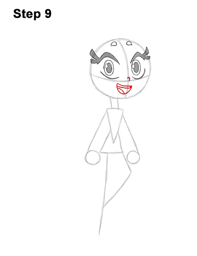 How to Draw Starfire Teen Titans Go Full Body 9