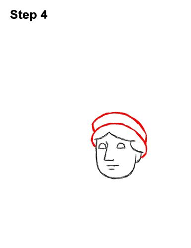 How to Draw Cartoon Statue of Liberty 4