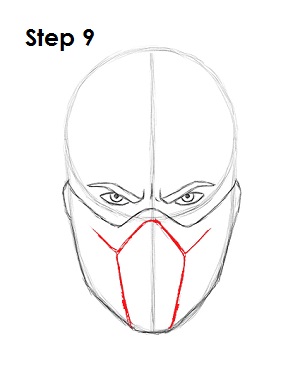 How to Draw Sub-Zero 9 How to Draw Sub-Zero Step 9