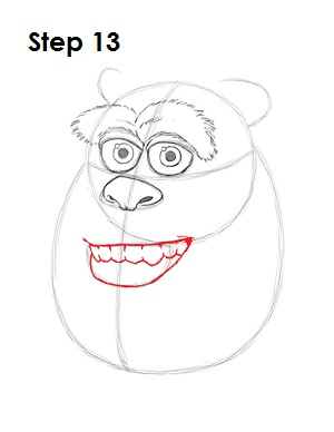 Draw Sulley Monster 13