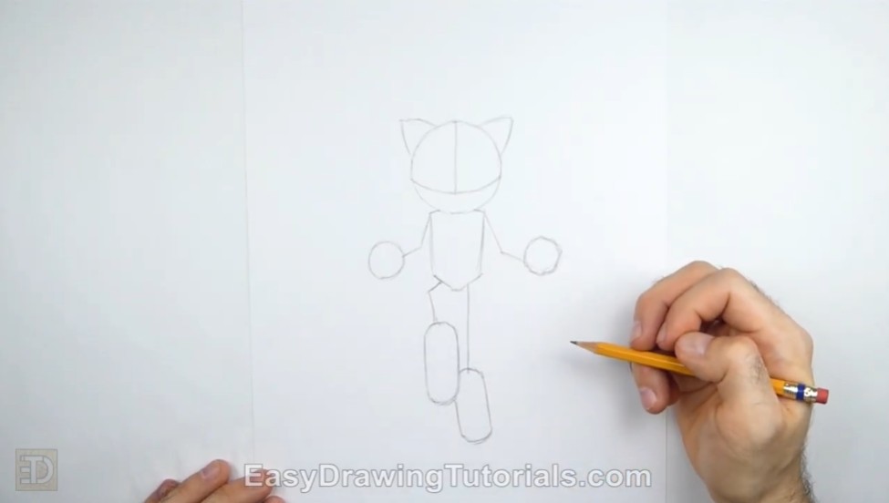How to Draw Super Sonic Guidelines