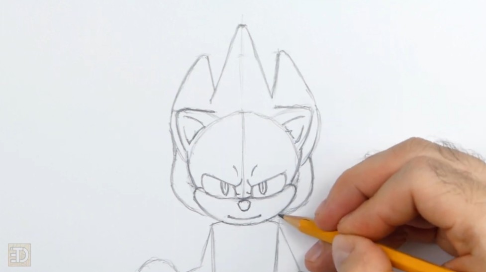 How to Draw Super Sonic Limbs