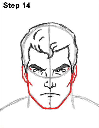 Superman Body Drawing 14 Draw Superman Full Body 14