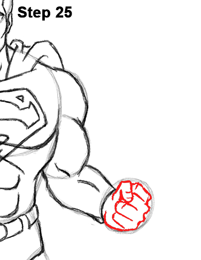 Superman Body Drawing 25 Draw Superman Full Body 25
