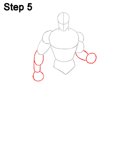 Superman Body Drawing 5 Draw Superman Full Body 5