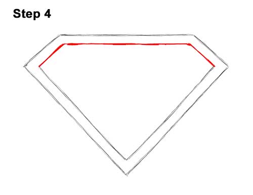 How to Draw the Superman Logo Symbol Icon Emblem 4