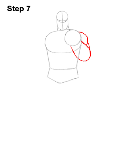 How to Draw Thanos Marvel Avengers Full Body 7