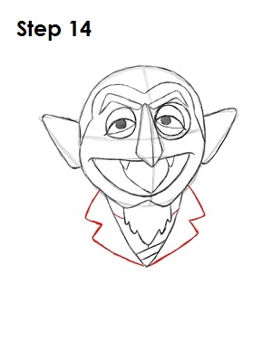 How to Draw The Count Step 14
