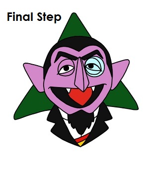 How to Draw The Count Final Step