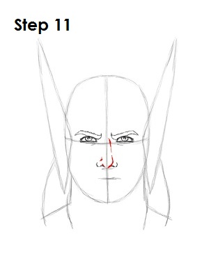Draw Thor Step 11 Draw Thor Step 11
