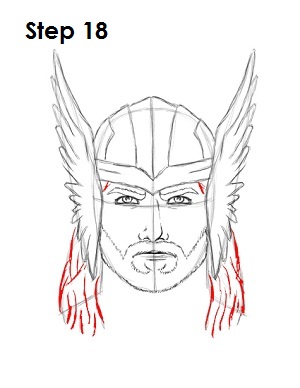 Draw Thor Step 18 Draw Thor Step 18