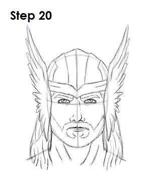 Draw Thor Step 20 Draw Thor Step 20