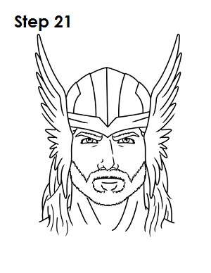 Draw Thor Step 21 Draw Thor Step 21