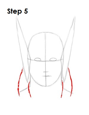Draw Thor Step 5 Draw Thor Step 5