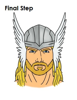 Draw Thor Final Step Draw Thor Final Step