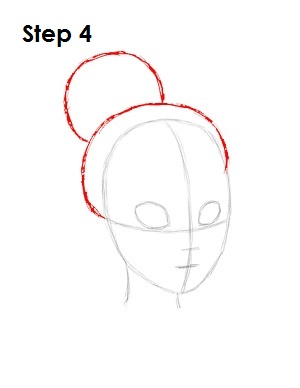 How to Draw Tiana Step 4 How to Draw Tiana Step 4