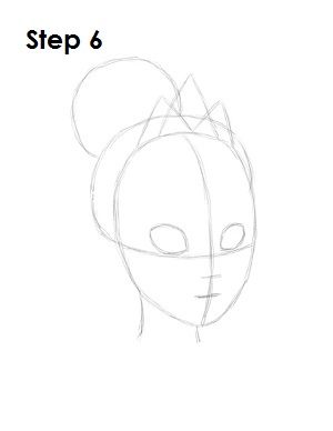 How to Draw Tiana Step 6