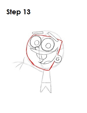 Draw Timmy Turner Step 13 Draw Timmy Turner Step 13