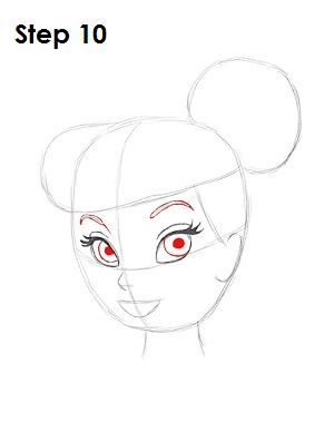 Draw Tinkerbell Step 10 Draw Tinker Bell Step 10