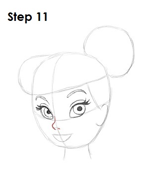 Draw Tinkerbell Step 11 Draw Tinker Bell Step 11
