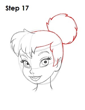 Draw Tinker Bell Step 17