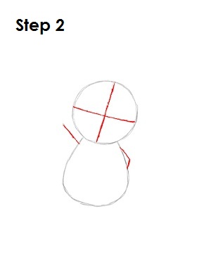 How to Draw Toad (Nintendo) Draw Toad Step 2