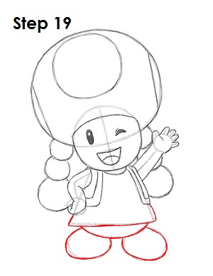 Toadette Drawing 19 Draw Toadette 19
