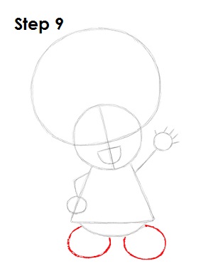 Draw Toadette 9