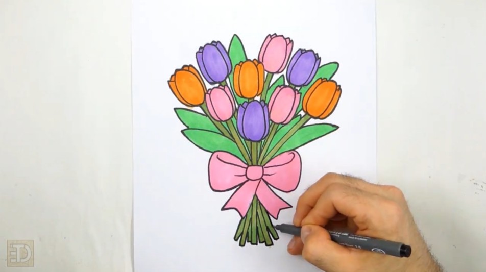 Finish Coloring Your Drawing