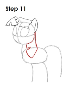 Draw Twilight Sparkle Step 11 Draw Twilight Sparkle Step 11