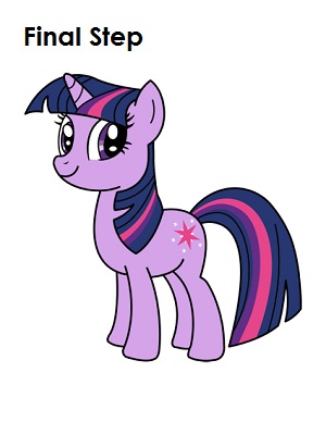 Draw Twilight Sparkle Final Step Draw Twilight Sparkle Final Step
